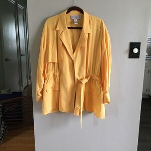 Yellow Maggie McNaughton Silk Jacket